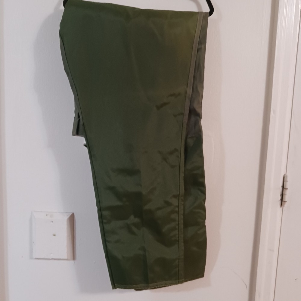 VINTAGE Ruddy Duck Brush Pants Mens Size 60 Green Hunting Nylon Adult Made USA